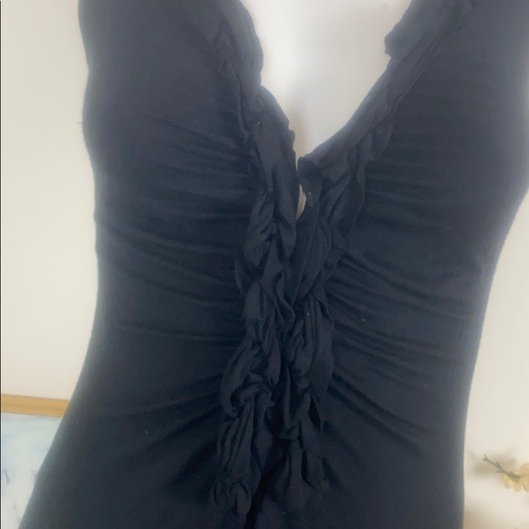 Ella Moss Black Ruffled Dress - Picture 5 of 8